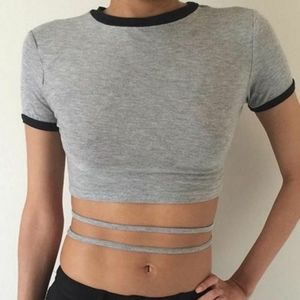 Women's Wrap Around Crop Top